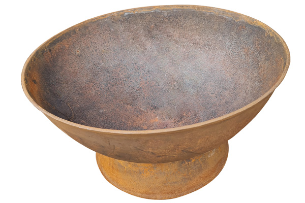 80cm Deep Cast Iron Bowl & Cast Iron Base