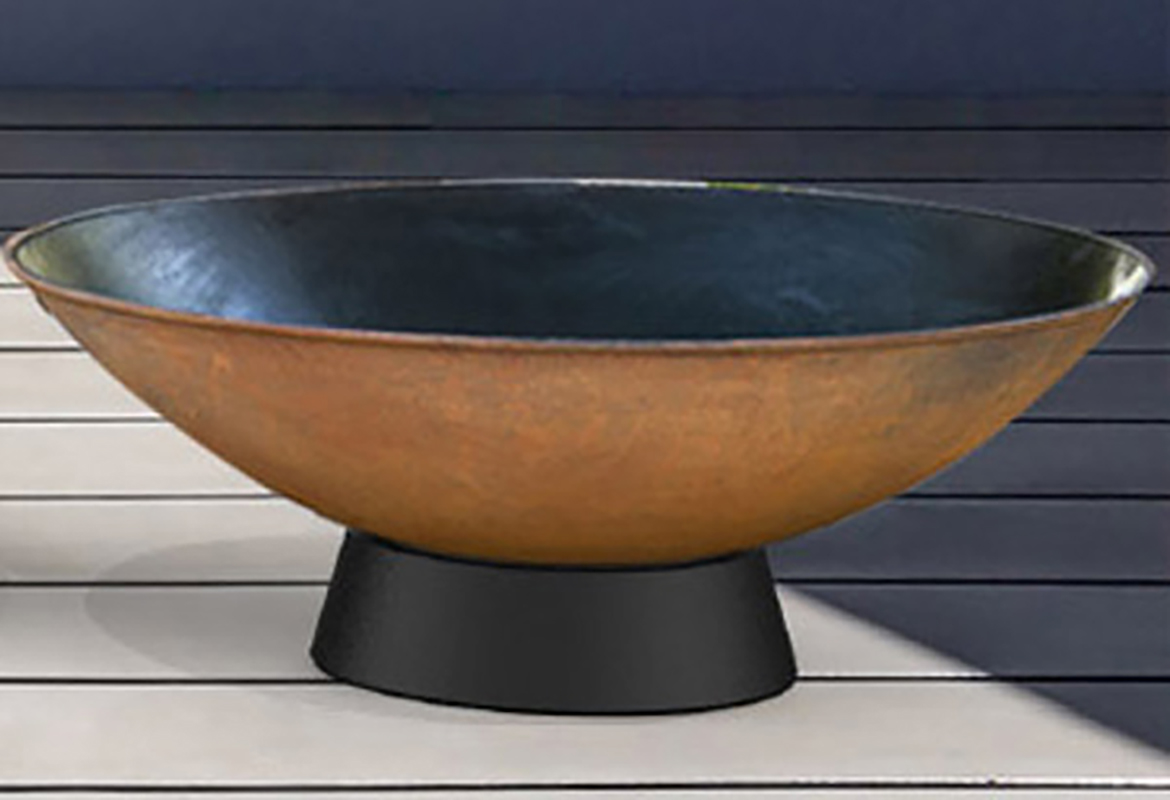 90cm Premium Cast Iron Fire Pit